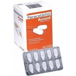 Paracetamol Accord 500 mg, 50 tabletek