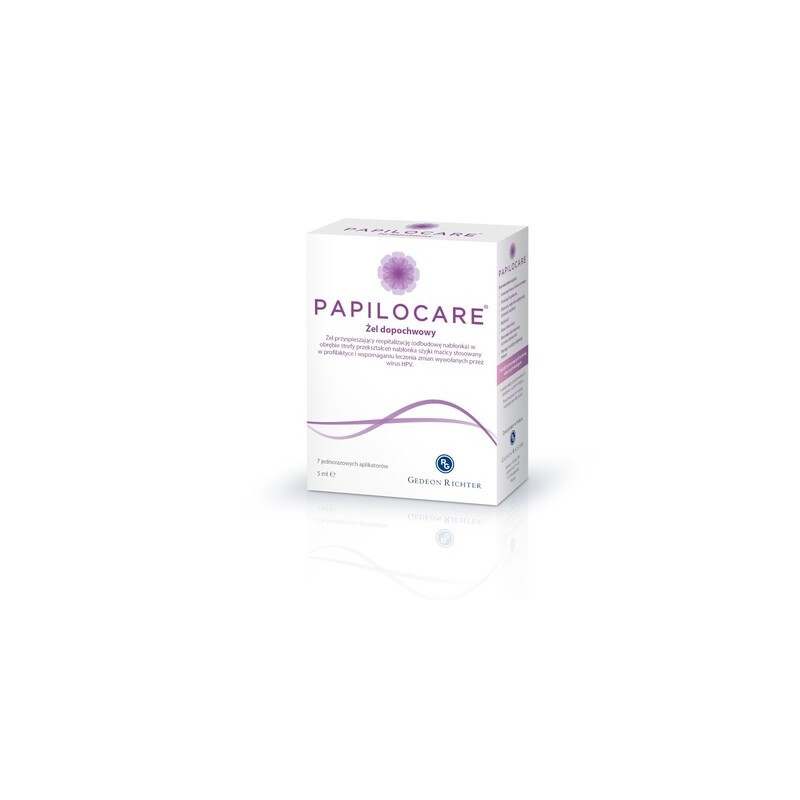 Papilocare żel dopochwowy, 7 aplikatorów po 5 ml 