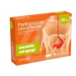 Pantoprazole Genoptim SPH 14 tabletek dojelitowych