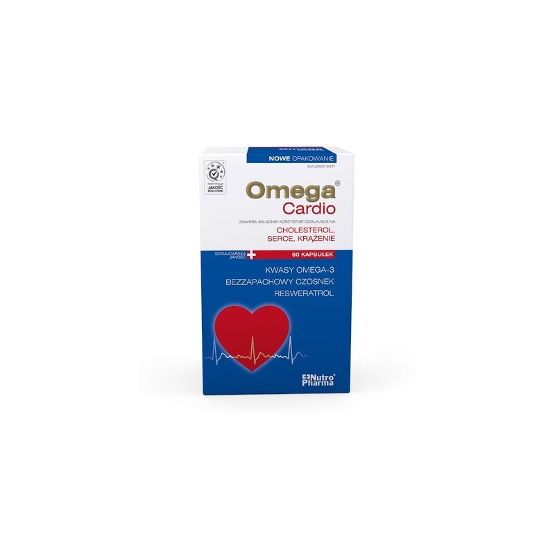 Omegacardio + czosnek 60 kapsułek 