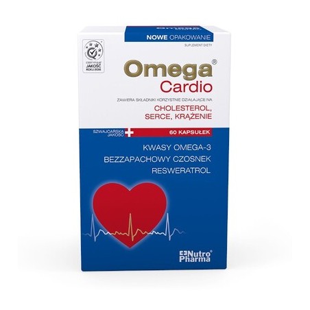 Omegacardio + czosnek 60 kapsułek