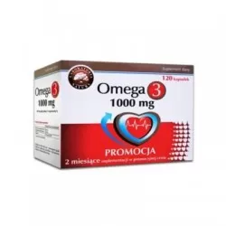 Omega-3 1000 mg, 2 x 60 kapsułek