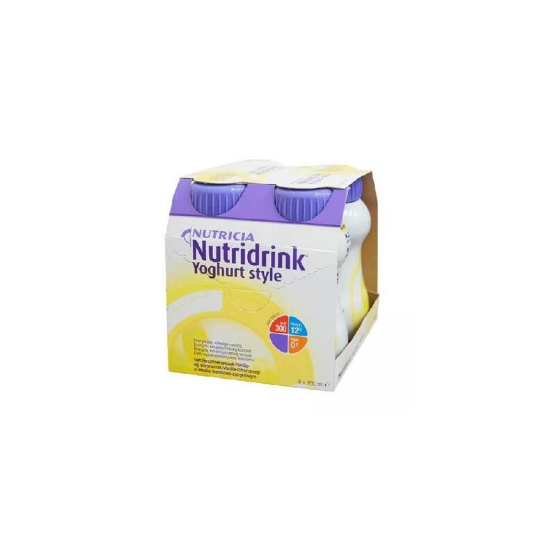 Nutridrink Yoghurt style waniliowy 4 sztuki po 200 ml 