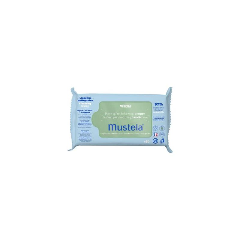 Mustela Chusteczki Oczyszczające 60 sztuk 
