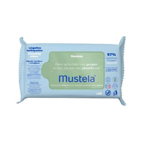 Mustela Chusteczki Oczyszczające 60 sztuk