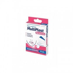 MultiPlast plastry na opryszczkę z aplikatorem 15 sztuk
