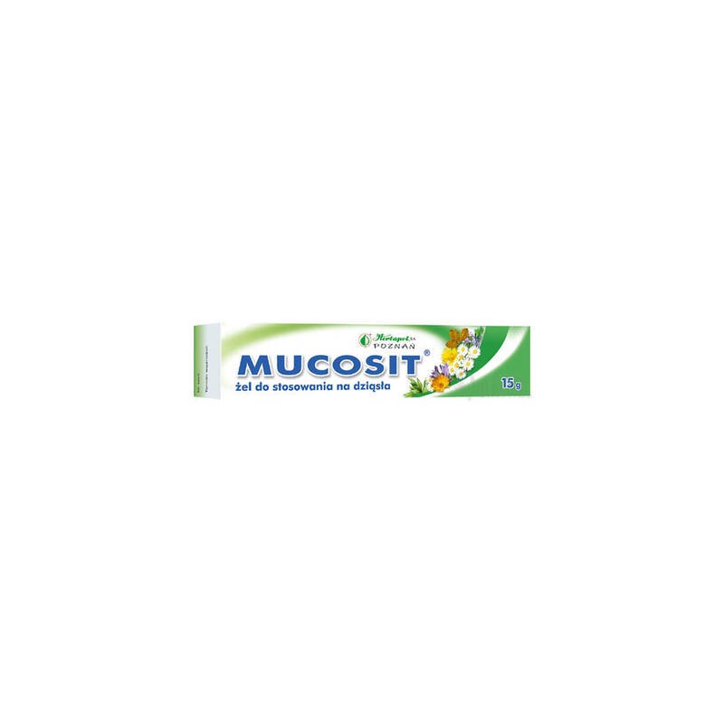 Mucosit żel do stosowania na dziąsła, 15 g 