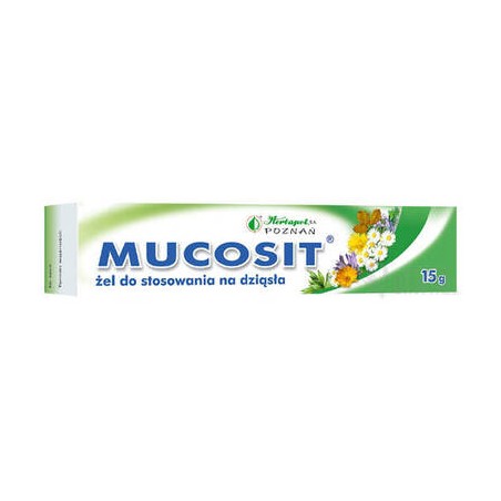  Mucosit żel do stosowania na dziąsła, 15 g 