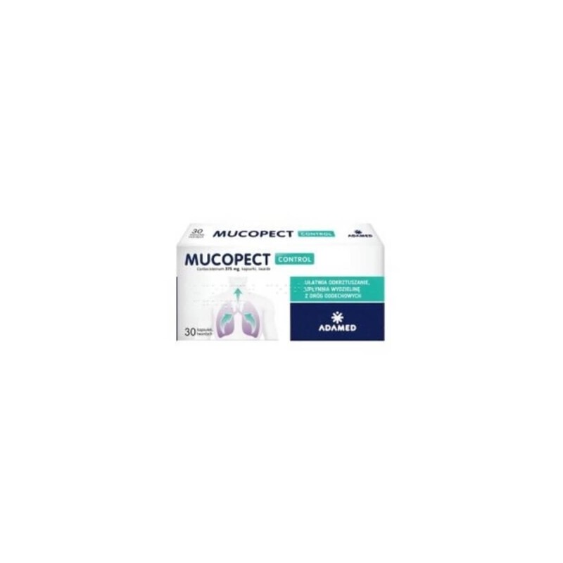 Mucopect Control 0,375 G, 30 Kapsułek | Apteka Moderna