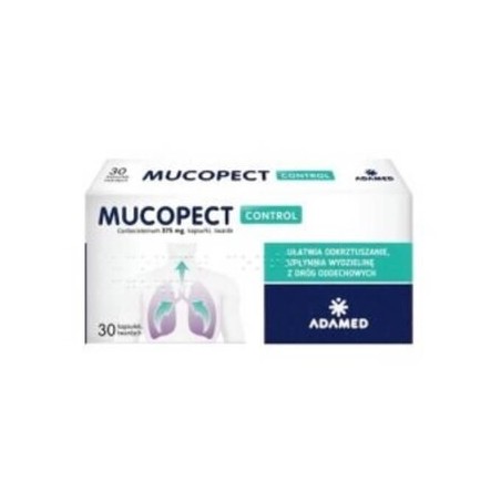 Mucopect Control 0,375 G, 30 Kapsułek | Apteka Moderna