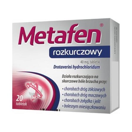  Metafen rozkuczowy 20 tabletek 