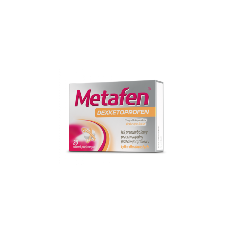 Metafen Dexketoprofen 20 tabletek 