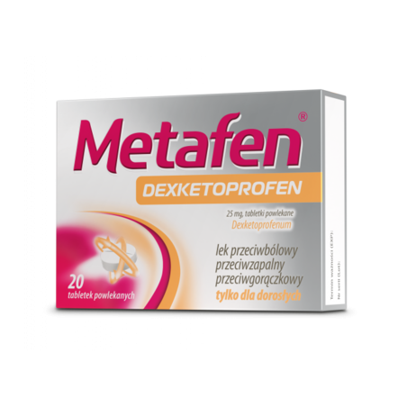  Metafen Dexketoprofen 20 tabletek 