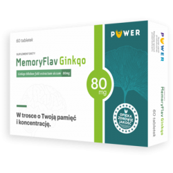 MemoryFlav Ginkgo 80 mg, 60 tabletek