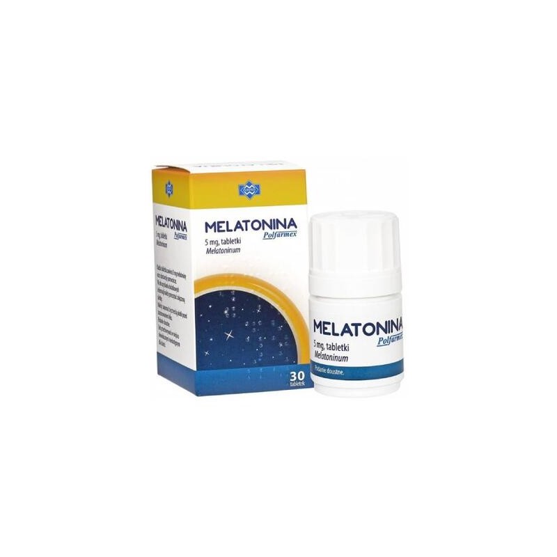 Melatonina Polfarmex 5 mg, 30 tabletek 