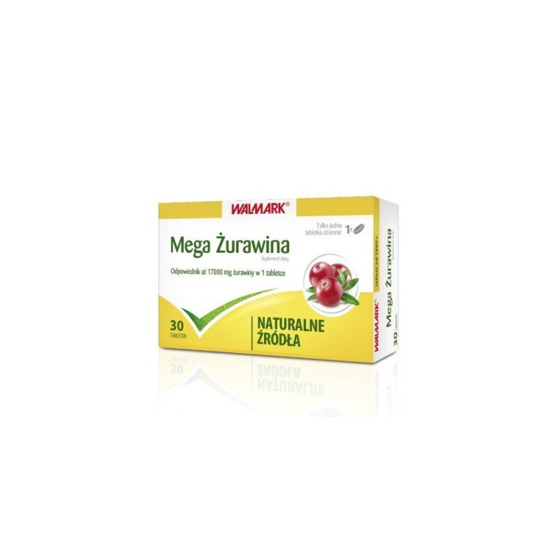 Mega Żurawina 30 tabletek 