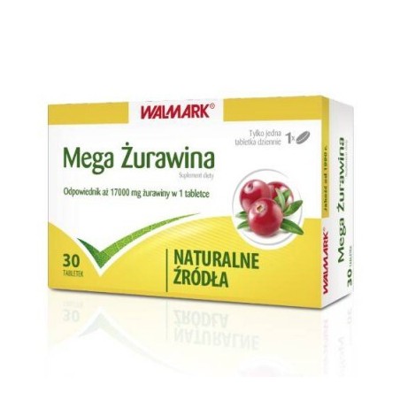 Mega Żurawina 30 tabletek