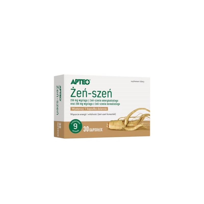 Apteo Żeń - szeń 30 kapsułek 