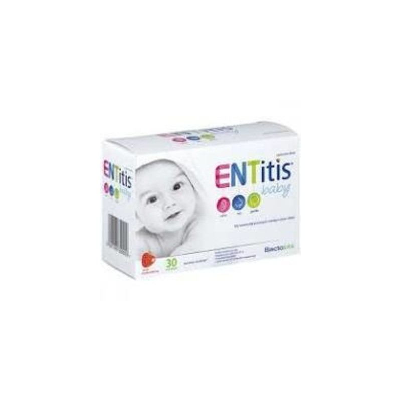 ENTitis Baby o smaku truskawkowym 30 saszetek 