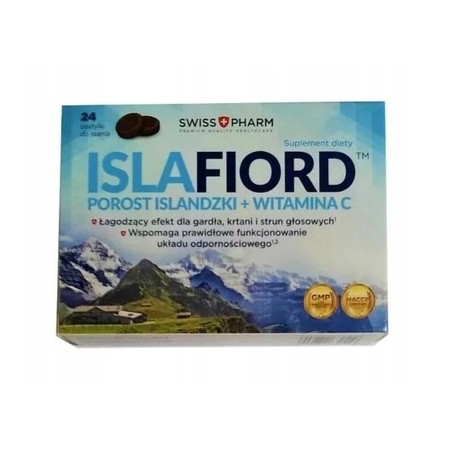 IslaFiord pastylki do ssania 24 pastyl.