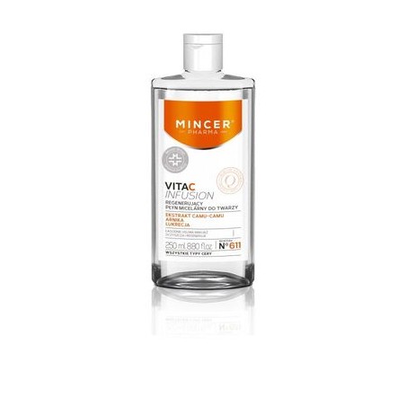 MINCER PHARMA VITA C Infusion Płyn micelarny regenerujący d/twarzy No 611, 500 ml