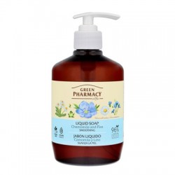 Green Pharmacy Mydło w płynie Rumianek i Len, 460 ml