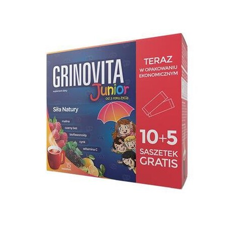  Grinovita Junior opakowanie promocyjne, 10 sasz. 
