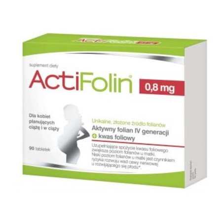  ActiFolin 0,8 mg, 90 tabletek 