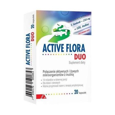 Active Flora DUO, 20 kaps.