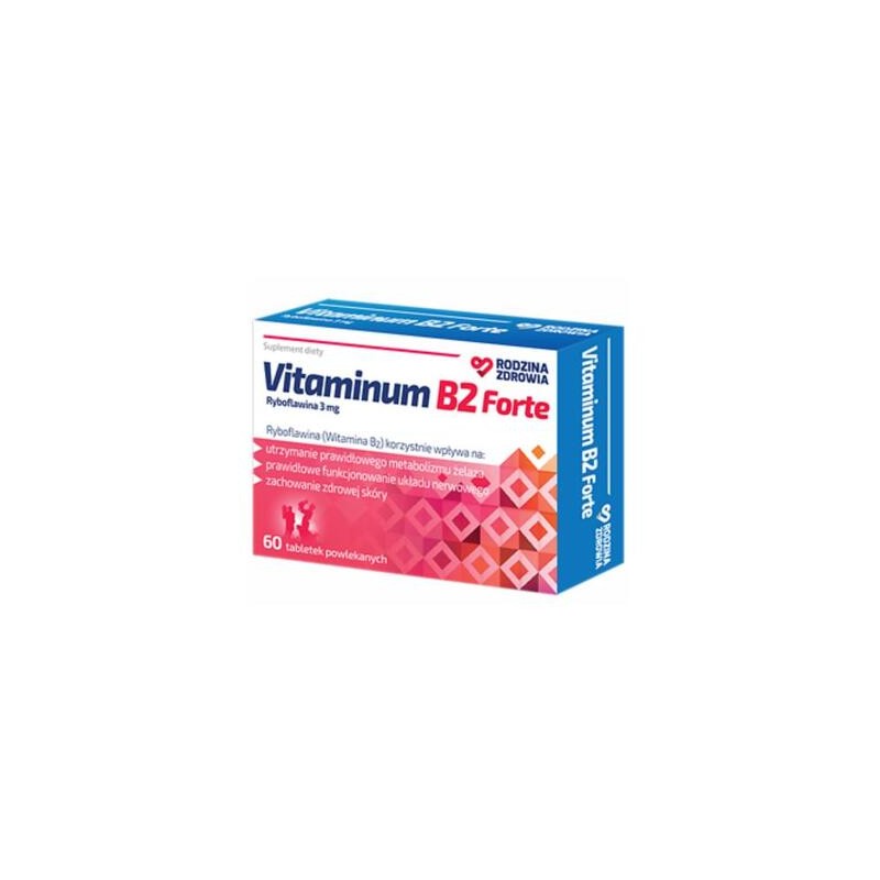 Rodzina Zdrowia Vitaminum B2 Forte, 60 tabletek 