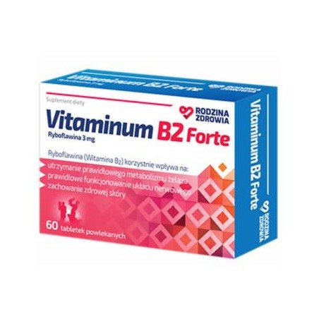  Rodzina Zdrowia Vitaminum B2 Forte, 60 tabletek 