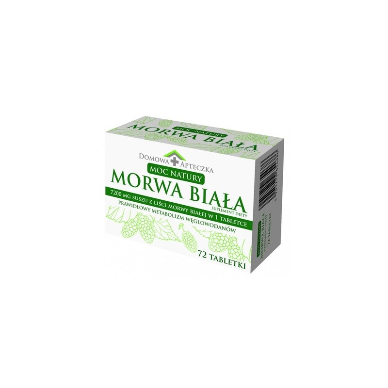 Domowa Apteczka Moc Natury Morwa Biała, 72 tabletki 