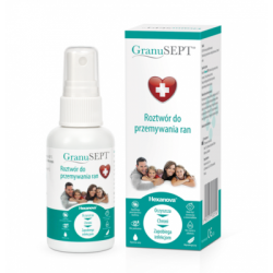GranuSEPT Roztwór do przemywania ran, 60 ml