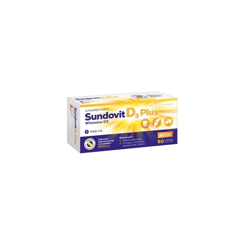 Sundovit D3 Plus, 60 tabletek 