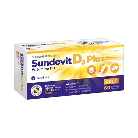  Sundovit D3 Plus, 60 tabletek 