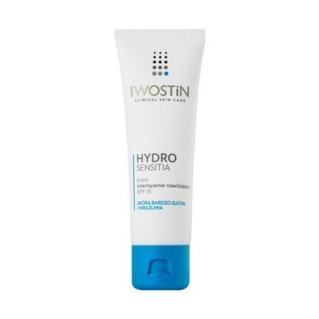 Iwostin Hydro Sensitia, krem intensywnie nawilżający, SPF15, 50 ml