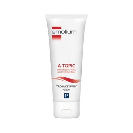  Emolium A-Topic, trójaktywny krem do skóry atopowej, suchej i uporczywie swędzącej, od 1 miesiąca, 50 ml 
