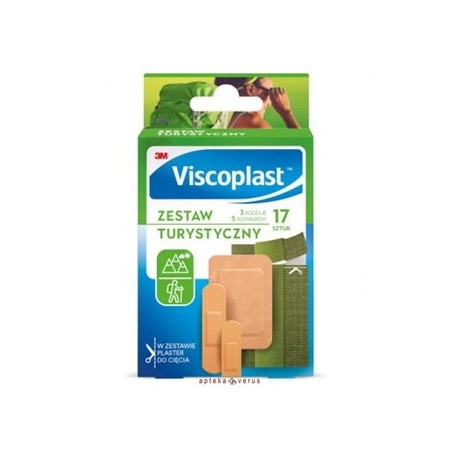  Plastry Viscoplast, Zestaw Turystyczny, 17 sztuk 