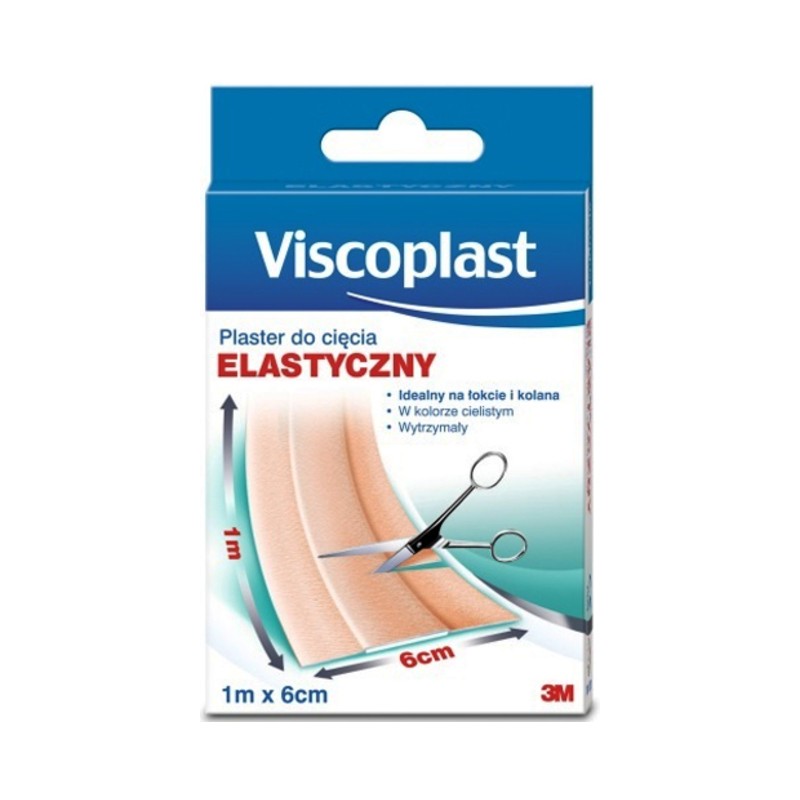Plaster Zest. ELASTYCZNY 1m x 6cm 5 odcinków, 1 szt. 