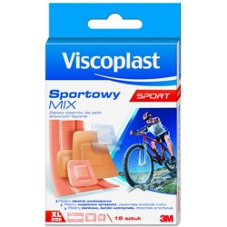 Plaster Zestaw Sportowy Mix, 15 szt.