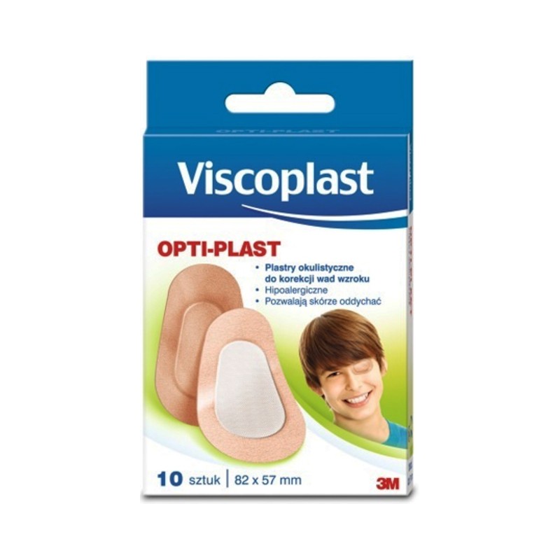 Plaster OPTI-PLAST okulistyczne rozm.82x57mm, 10 szt. 