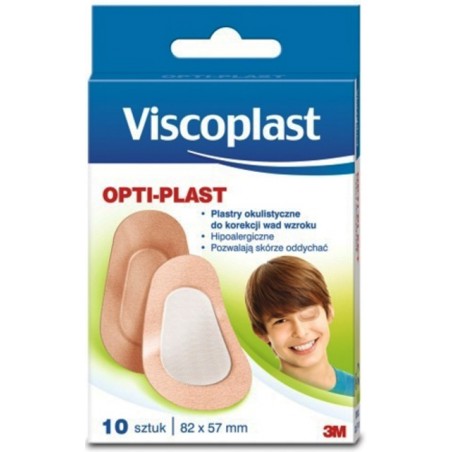  Plaster OPTI-PLAST okulistyczne rozm.82x57mm, 10 szt. 