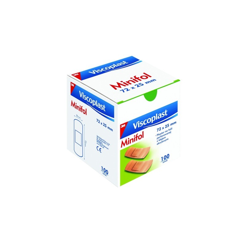 Plaster WODOODPORNY zestaw 72mm x 25mm, 100 szt. 