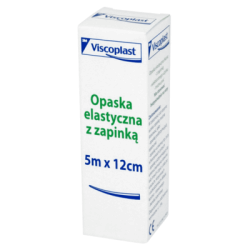 Opaska elastyczna tkana z zapinką 5m x 12 cm, 1 szt.