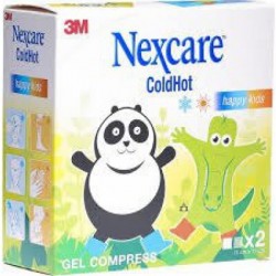 Nexcare ColdHot Therapy Pack Happy Kids Zimno-ciepły, okład żelowy wielokrotnego użytku, 2 szt.