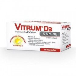 Vitrum D3 Strong, witamina D 4000 j.m., 60 kapsułek