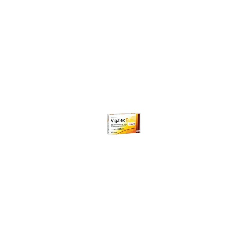 Vigalex D3 2000 j.m. retard, 60 tabletek 