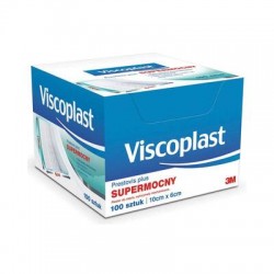 Plastry Viscoplast, Prestovis Plus supermocny, 10 cm x 8 cm, 100 sztuk