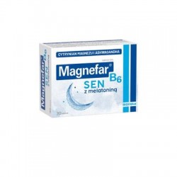 Magnefar B6 Sen z melatoniną, 30 tabletek