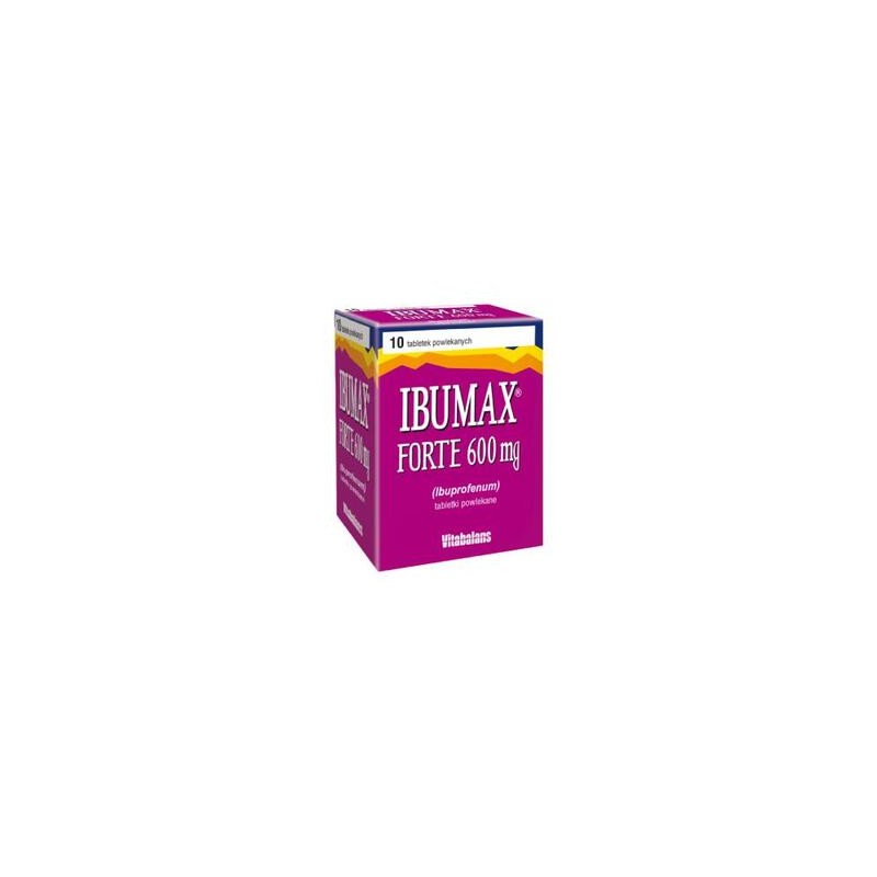 IBUMAX FORTE 600 mg, 10 tabletek 